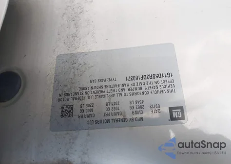 2013 Chevrolet Malibu Eco из США, поврежденный, VIN 1G11D5SR3DF160371